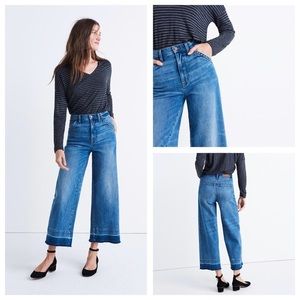 Madewell Wide Leg Crop Jeans